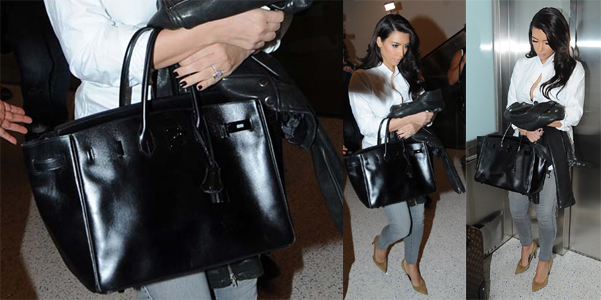 Kim Kardashian Hermes So Black Birkin
