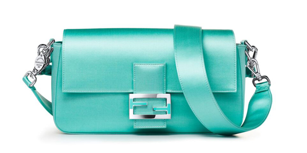 La Baguette di Fendi color Tiffany