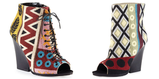 Burberry tapestry bootie