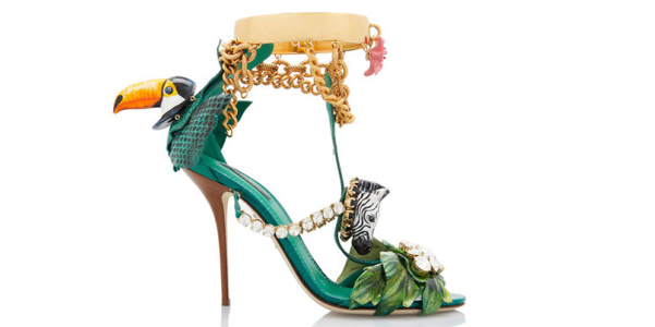 I sandali esotici di Dolce e Gabbana