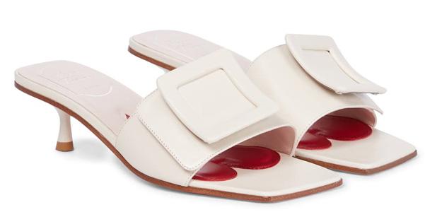Le mules Covered Buckle di Roger Vivier