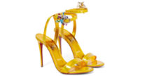 I sandali d’oro Goldie Joli di Louboutin