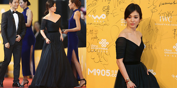 Song Hye Kyo in Jenny Packham