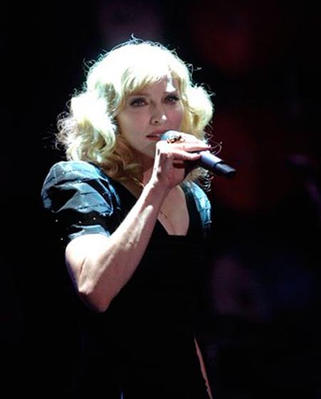 Madonna al concerto di Live Earth