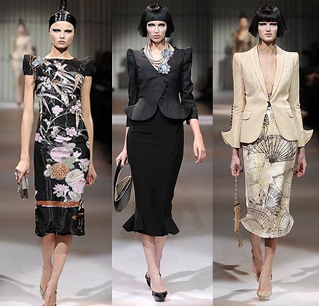 Altri modelli della collezione Prive Haute Couture 2009