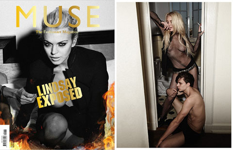 Lindsay Lohan Muse magazine
