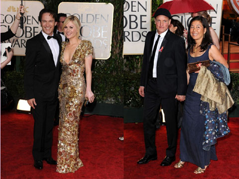 Golden Globes 2010 uomini in Burberry