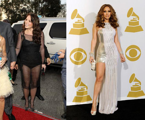 Grammy Awards 2010 Britney Spears Jennifer Lopez