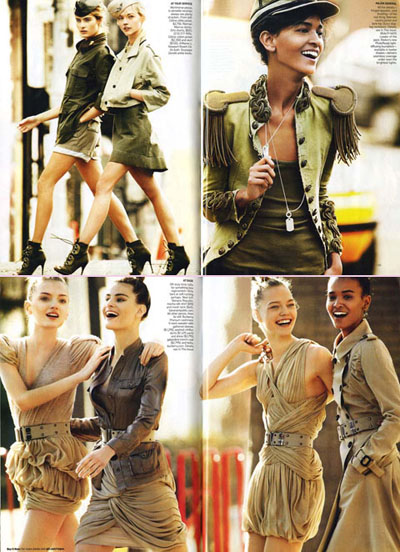 Vogue US military issue