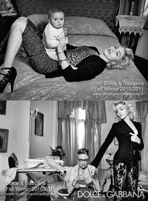 Dolce e Gabbana Madonna ai 2010