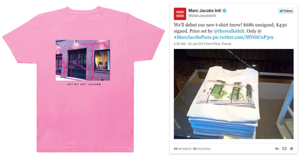 Kidult Marc Jacobs t-shirt