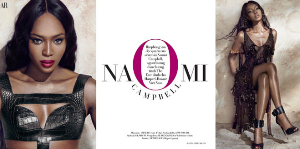 Naomi Campbell Harpers Bazaar Vietnam