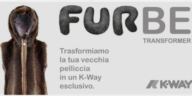k-way servizio furbe pellicce